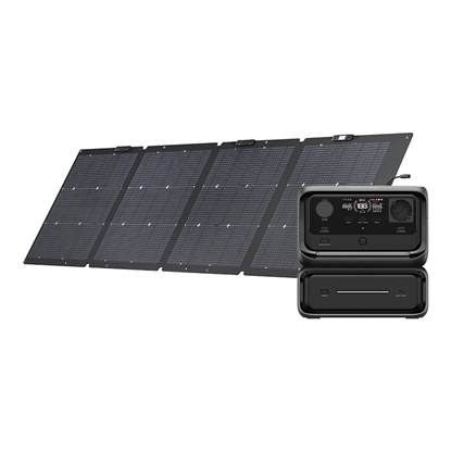 Picture of Set: EcoFlow River 3 Max power station + 220W photovoltaic panel.