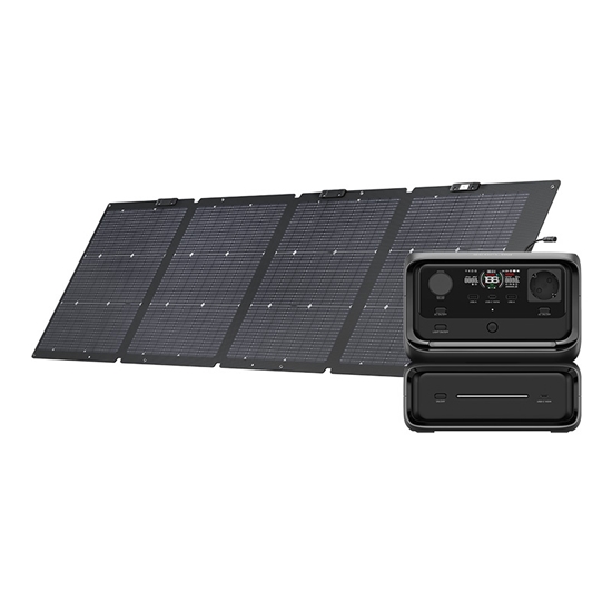 Picture of Set: EcoFlow River 3 Max power station + 220W photovoltaic panel.