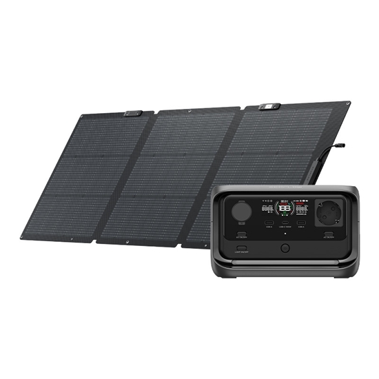 Picture of Set: EcoFlow River 3 Plus power station + 160W photovoltaic panel.