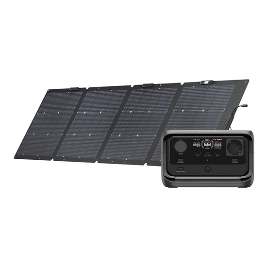 Picture of Set: EcoFlow River 3 Plus power station + 220W photovoltaic panel.