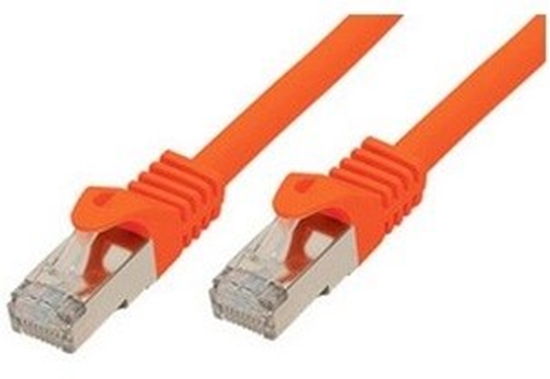 Picture of Shiverpeaks Shiverpeaks BASIC- S - Patch- Cable - RJ- 45 (M) to RJ- 45 (M) - 1,0m - SFTP, PiMF - Cat.7 RohCable - halogen free, shaped, without Haken - orange (BS75511- O)
