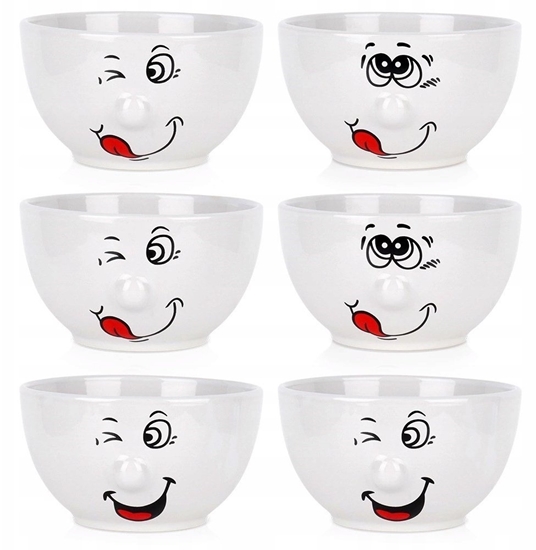 Picture of Siaki Collection Miseczki ceramiczne buki do serwowania 13.5cm 550ml 6 sztuk. SIAKI COLLECTION 139736