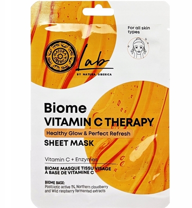 Изображение SIBERICA PROFESSIONAL_Lab Biome Vitamin C Therapy maska w pachcie do twarzy 25g