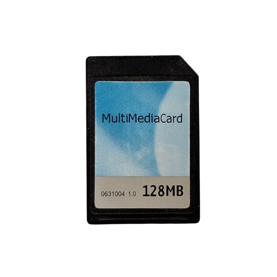 Изображение Siemens MultiMedia Card MMC atmiņas karte 128 Mb 7 Pin lietota pārbaudīta formatēta Bulk