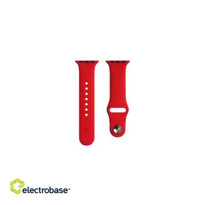 Изображение Siksniņa Evelatus Apple Watch 38/40/41mm Silicone Loop (132mm M/L) Red