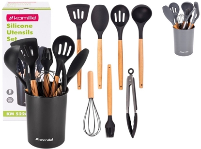 Изображение Silicone kitchen utensil set, 8 pcs, 5226, Kamille