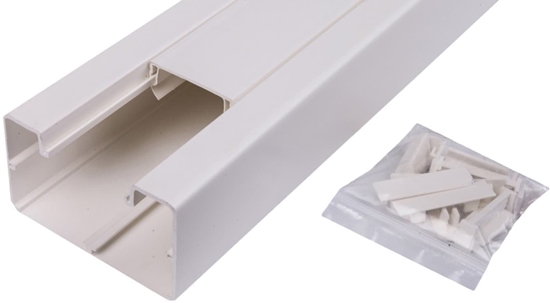 Picture of Simon Connect Kana jednokomorowy Cabloplus PVC 90x55mm czysta biel TK12081/9 /2m/