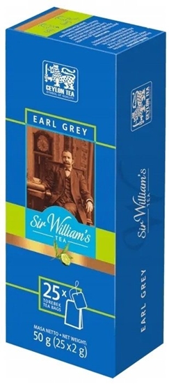 Изображение Sir Williams Herbata czarna London Tea Earl Grey 25 saszetek