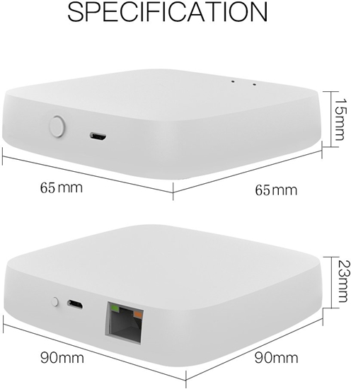 Picture of System przekazu sygnau AV Moes przewodowa stacja ZigBee - LAN, BRIDGE, RJ45