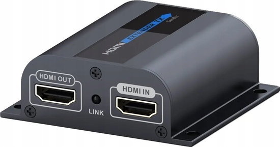 Picture of System przekazu sygnau AV PremiumCord HDMI extender na 50m przez jeden kabel Cat6/6a/7 lokalne wyjcie HDMI