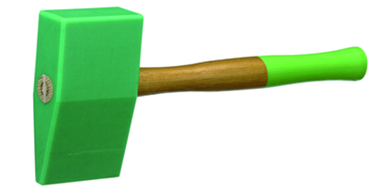 Attēls no Tinman´s hammer, PVC with hickory-handle, wedge