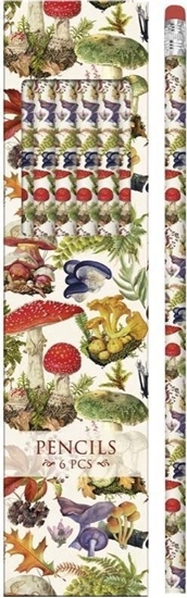 Picture of Skona Ting Oówki ozdobne STPEN20 las grzybów - zestaw 6 sztuk
