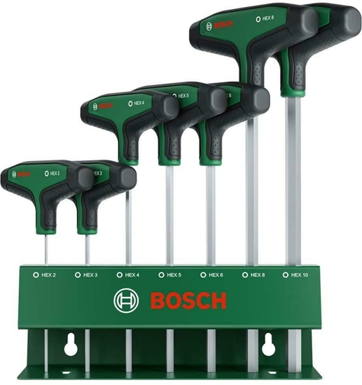 Изображение Skrūvgriežu komplekts Bosch 1600A039J1; Hex; 7 gab.; +  turētājs
