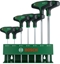 Изображение Skrūvgriežu komplekts Bosch 1600A039J1; Hex; 7 gab.; +  turētājs