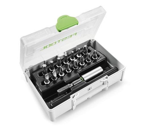 Picture of Skrūvgriežu uzgaļu komplekts Festool SYS3 XXS CE-MX BH 60; 15 gab.