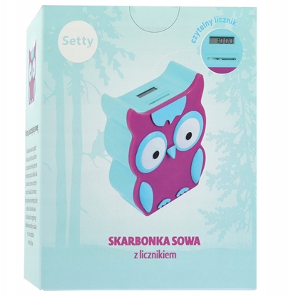 Attēls no Skrzynkazdrewna Skarbonka z licznikiem Setty Sowa YS011-12