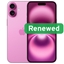 Изображение Smartfon poleasingowy Apple Grade A++ | Apple iPhone 16 Plus | 6.7" OLED | 5G | 128GB | Pink | iOS | Apple Renew