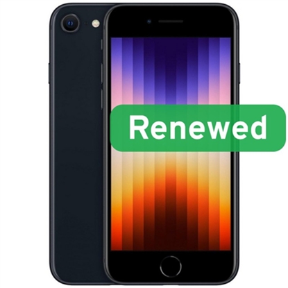 Изображение Smartfon poleasingowy Apple Grade C | Apple iPhone SE (2022) | 4.7" Retina IPS | 5G | 128GB | Midnight | iOS | Apple Renew