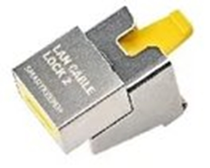 Изображение SmartKeeper NC13P1YL 12 x LAN Cable Locks 2 without Lock Key Basic Yellow Gelb SLSART-0318 SLSART0318 (SLSART-0318)