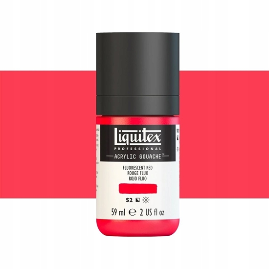 Изображение SmartMax LQX Acrylic Gouache 59ml Fluorescencyjny red 983