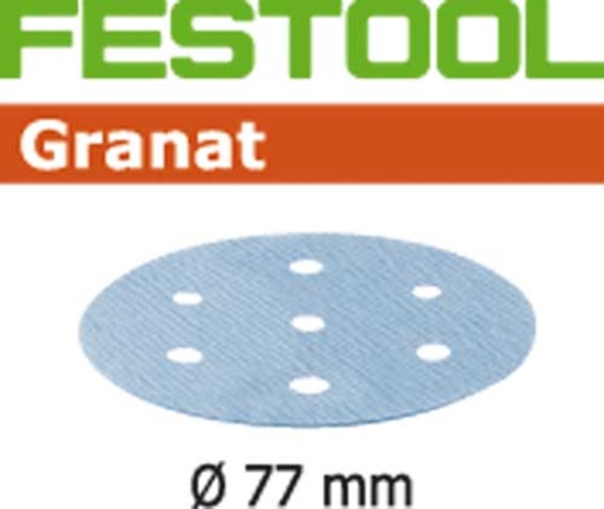 Picture of Smilšpapīrs ekscentra slīpmašīnai Granat; 77 mm; P120; 50 gab.