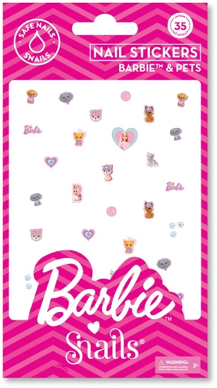Picture of Snails Snails, Naklejki na paznokcie dla dzieci Barbie, Barbie & Pets, 28 naklejek
