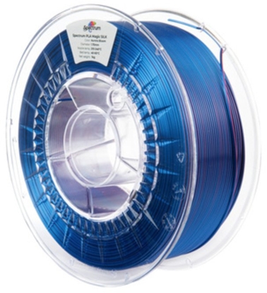 Attēls no Spectrum Filaments PLA Magic silk AURORA BLOOM (Blue  Magenta) 1kg Spectrum PLA-MagAuro-1-SPEC (5905991404989)
