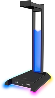 Изображение Speedlink EXCELLO NX RGB Headset Stand, USB 2.0 Hub, black