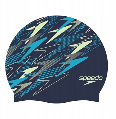 Attēls no Speedo CZEPEK SILIKONOWY SLOGAN PRT CAP AU/AF/AM