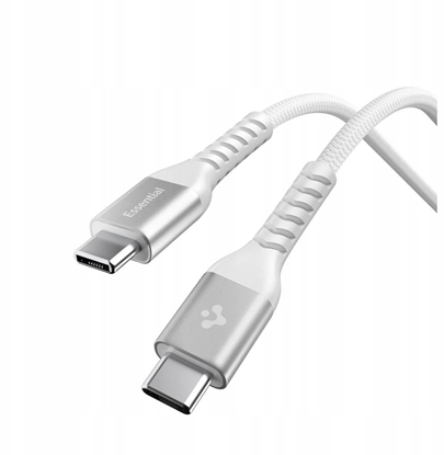 Picture of Spigen SPIGEN EB10010CCA ESSENTIAL TYPE-C CABLE 100W 100CM WHITE
