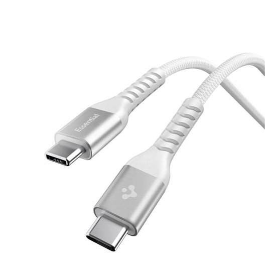 Picture of Spigen SPIGEN EB10010CCA ESSENTIAL TYPE-C CABLE 100W 100CM WHITE