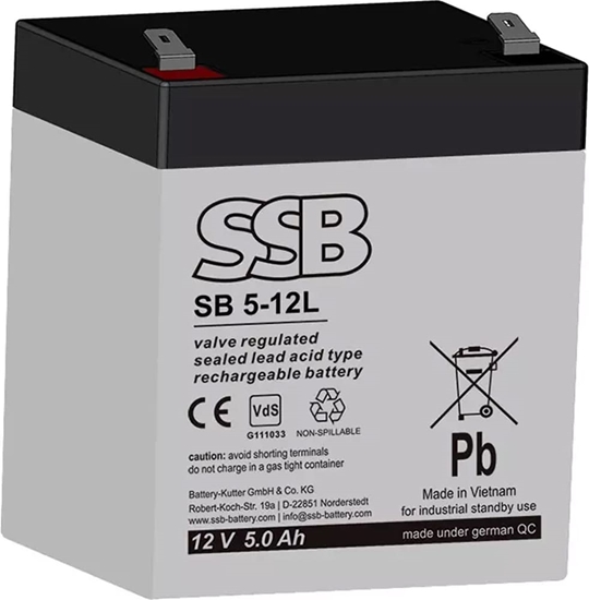 Picture of SSB Spezialbatterie für USV 12V 05Ah