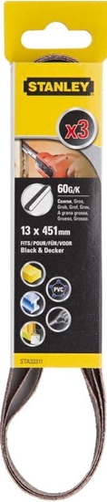 Изображение Stanley STA.PASY BEZKOCOWE 13mm x 451mm  P 40 /3szt.