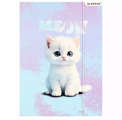 Изображение Starpak TECZKA Z GUMKA PAP A4 CUTE KITTY MIX2 STK 10/100