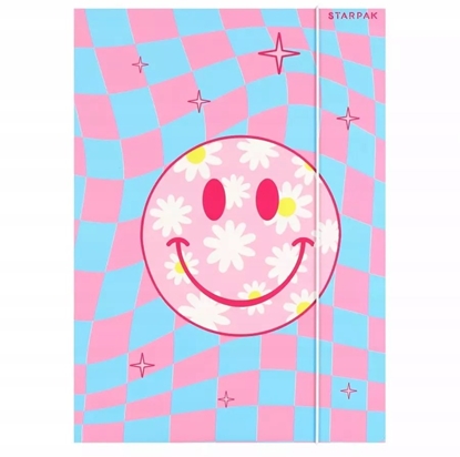 Attēls no Starpak TECZKA Z GUMKA PAP A4 EMOJI MIX2 STK FOL10/100