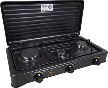 Attēls no Stella Kuchenka gazowa 3-palnikowa STKGA-03 antracyt