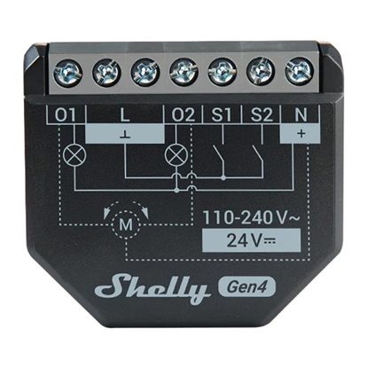 Изображение Sterownik Shelly 2PM Gen4 Zigbee/Matter