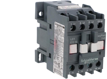 Picture of Stycznik mocy Easy TeSys Control AC-3, 12A, 3P (1NO), cewka 230V, 50/60Hz LC1E1210P7