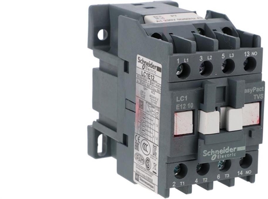 Picture of Stycznik mocy Easy TeSys Control AC-3, 12A, 3P (1NO), cewka 230V, 50/60Hz LC1E1210P7