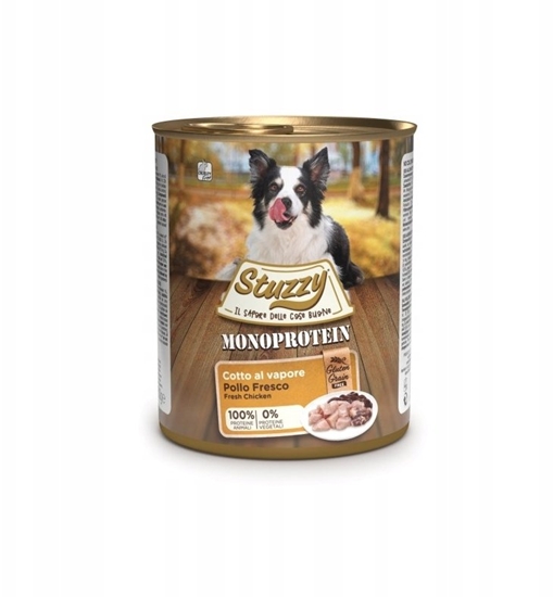 Изображение Stuzzy Monoprotein, karma mokra, dla psa, wiey kurczak pasztet, 800 g, puszka
