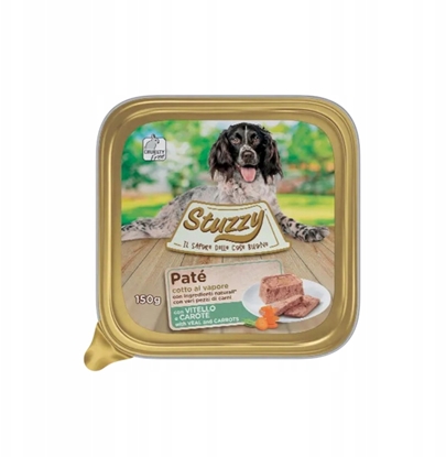 Изображение Stuzzy Pate, karma mokra, dla psa, cielcina z marchewk, 150 g, tacka