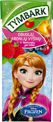 Picture of Sulas dzēriens TYMBARK Frozen, Ābolu-aroniju-ķiršu-zemeņu, 0.2l
