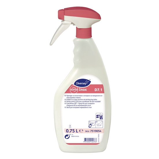 Picture of Suma Inox D7.1 Līdzeklis ar smidzinātāju nerūsējošā tērauda virsmu pulēšanai 0,75L 7519054