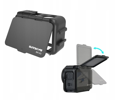 Изображение SunnyLife Ramka Montaowa Frame Mount + Osona Przeciwsoneczna Do Dji Osmo Action 6 / Oa6-bk143-d