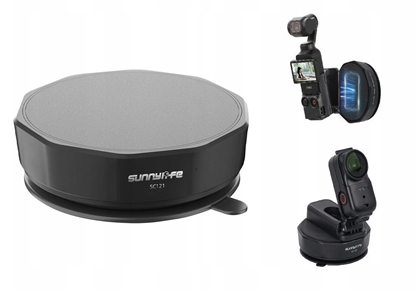 Picture of SunnyLife Uchwyt Przyssawka Na Szyb 76mm Mocowanie Magnes Do Gopro Dji Insta360 / Sc121-d
