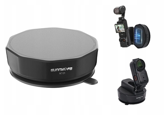 Picture of SunnyLife Uchwyt Przyssawka Na Szyb 76mm Mocowanie Magnes Do Gopro Dji Insta360 / Sc121-d