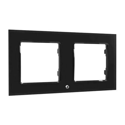 Изображение Shelly Switch Frame Double (Black)