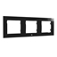 Picture of Switch frame triple Shelly (black)