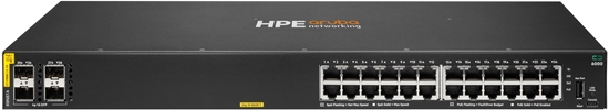 Изображение Switch HPE Hewlett Packard Enterprise Aruba 6000 24G Class4 PoE 4SFP 370W Zarzdzany L3 Gigabit Ethernet (10/100/1000) Obsuga PoE 1U