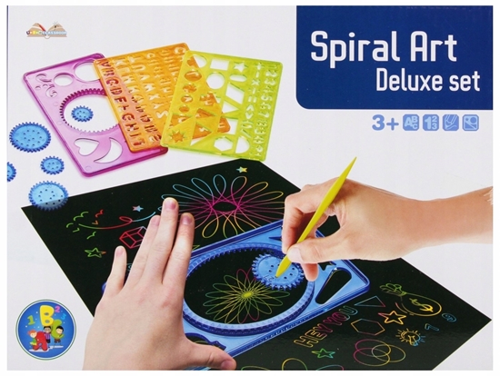 Picture of SZABLON KRESL SPIROGRAF 29X22X5 MC PUD 30/60